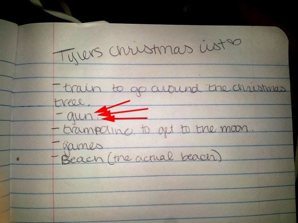 Gun Christmas List