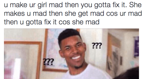 Making Your Girl Mad