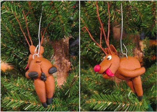 Reindeer Poop Christmas Decorations