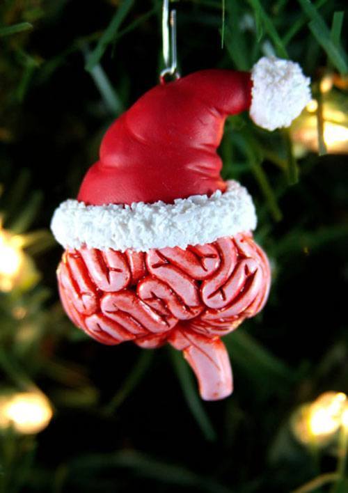 Santa Brain Decorations