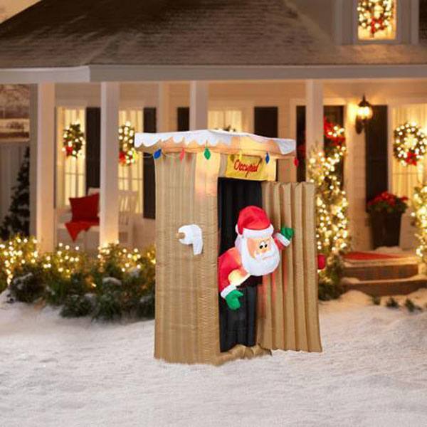 Santa Outhouse