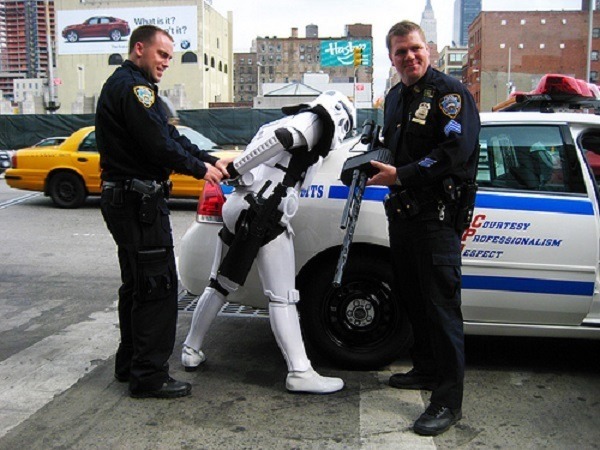 Stormtrooper Arrest