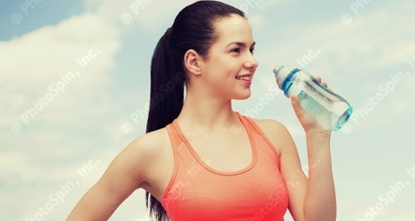 Water Bottle Woman