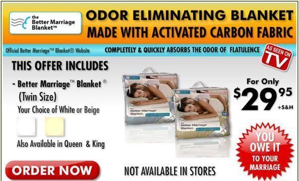 Better Marriage Blanket bad infomercial products