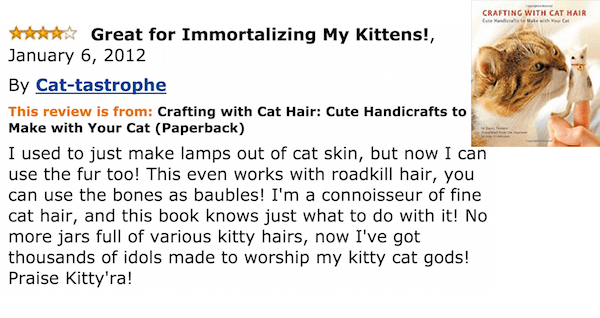 Cat Hair Crafting