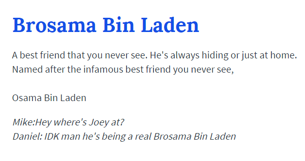 Brosama Bin Laden