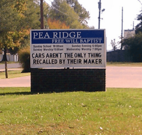 funny church signs sayings