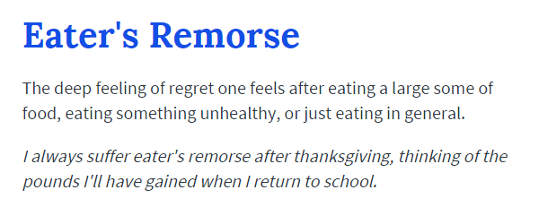 Eaters Remorse