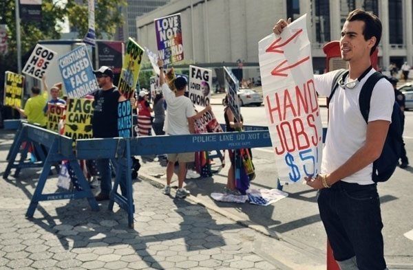 Hand Jobs Protest