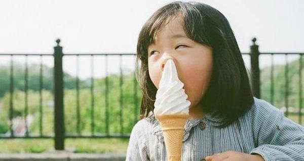 Ice Cream Nose Kids Being Weird Og