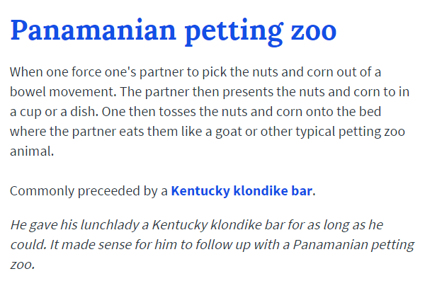 Panamanian Petting Zoo