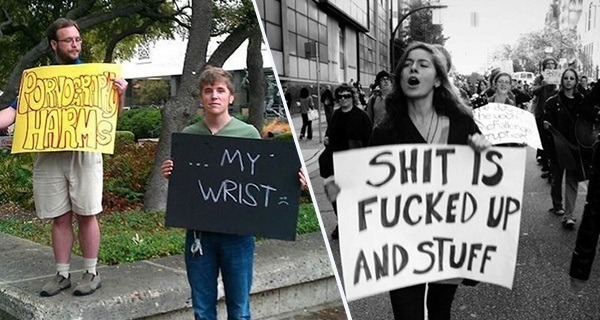 funny protest signs picture