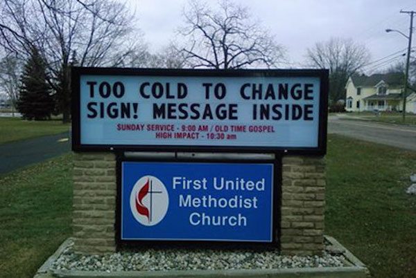 funny church billboards