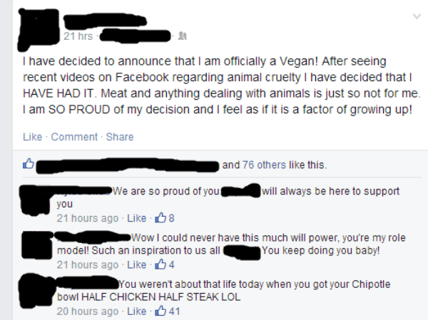 Vegan Life Shut Down On Facebook