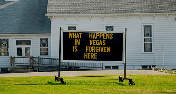 Vegas Church Signs