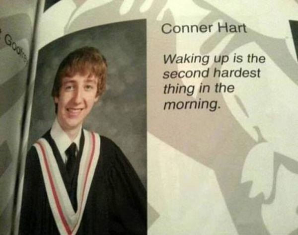 Waking Up Senior Quote