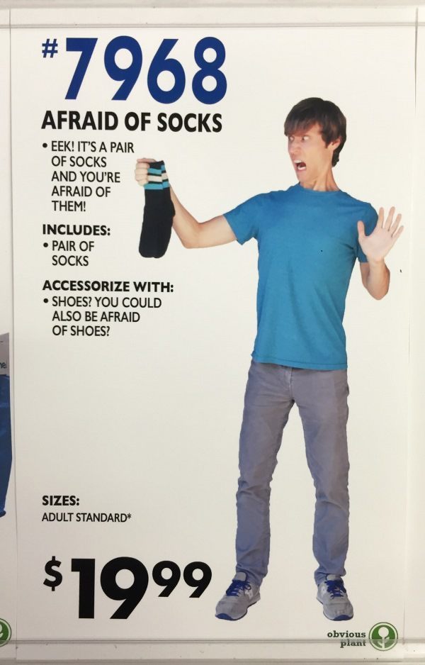 Afraid Of Socks