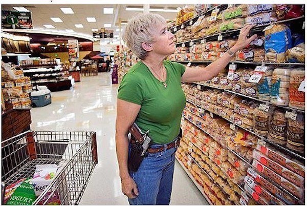 Gun In Bread Aisle