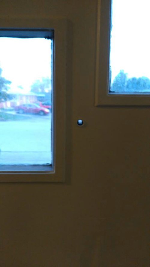 Peep Hole Shitty Design