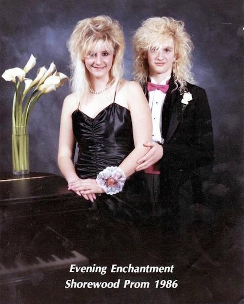 80s prom hair