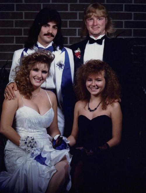 80s prom hair