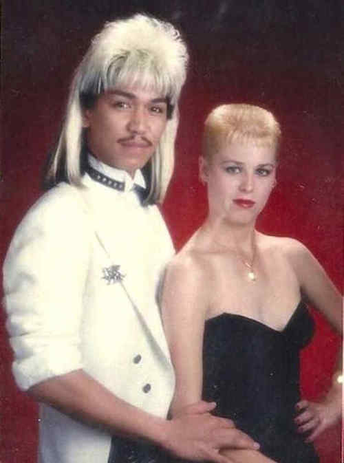 80s prom hair