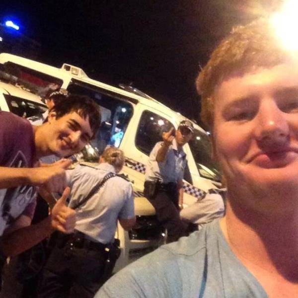 Terrible Selfies With The Police