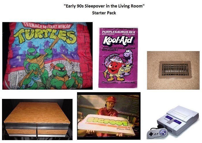 90s Sleep Over