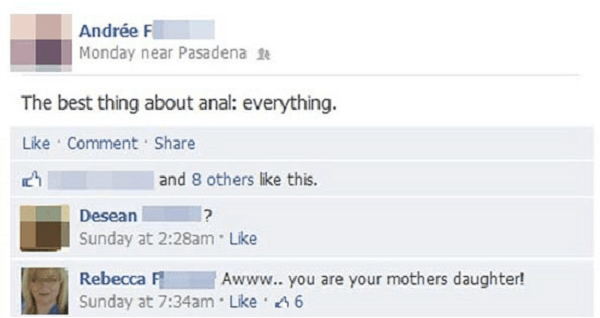 Parent Fails On Facebook