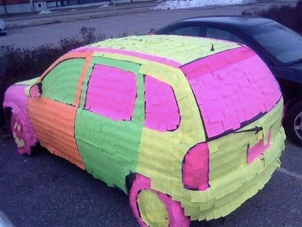 Post It Car