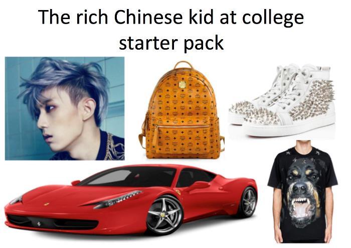 Rich Chinese Kid At College