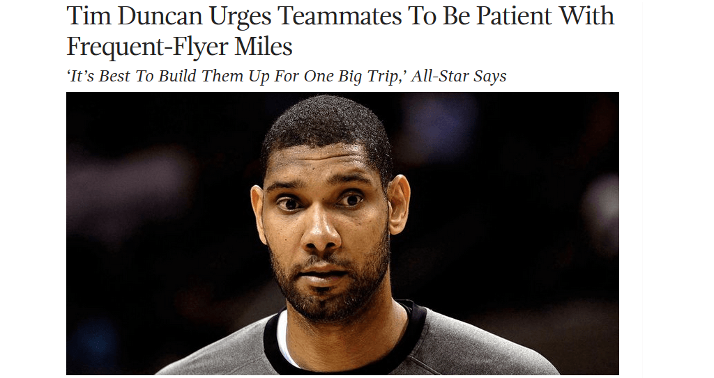 Funniest Onion Articles About Tim Duncan