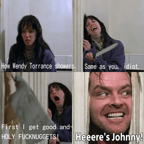 Heres Johnny In The John