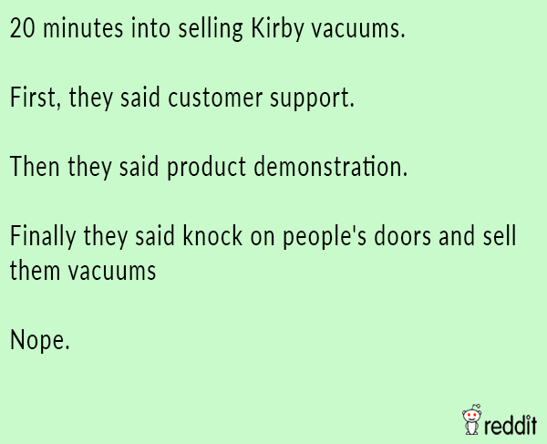 Selling Vacuums
