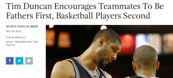 Tim Duncan Encourages Teammates