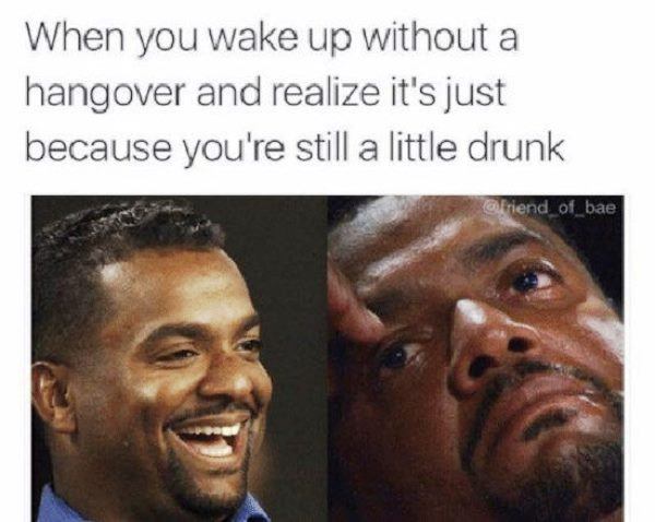 Hungover Carlton