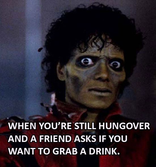 Michael Jackson Hungover