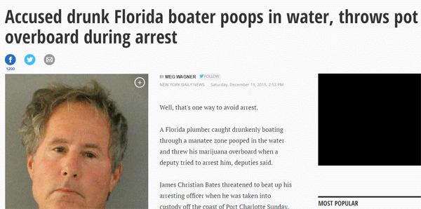 Water Pooper Arrest