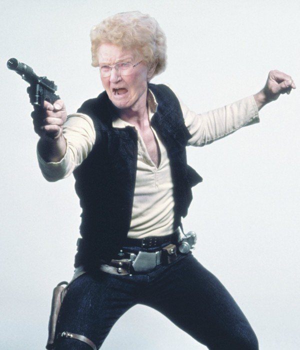 Funny Photoshops Granny Solo