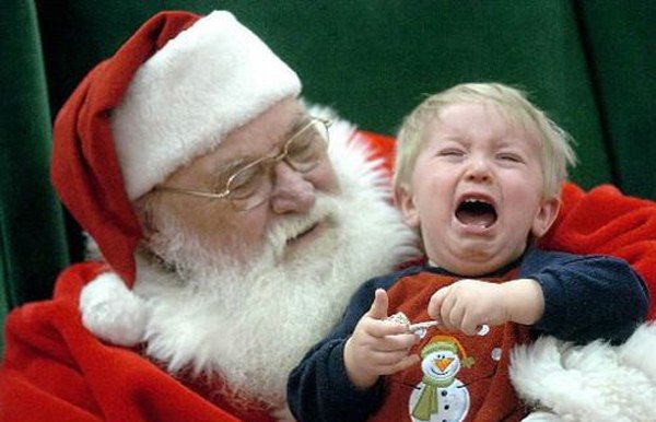 Kids Scared Of Santa