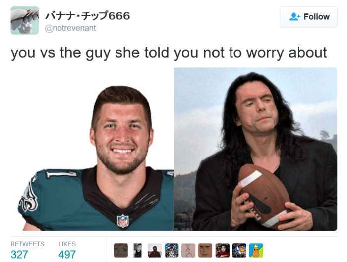 Tommy Wiseau Football