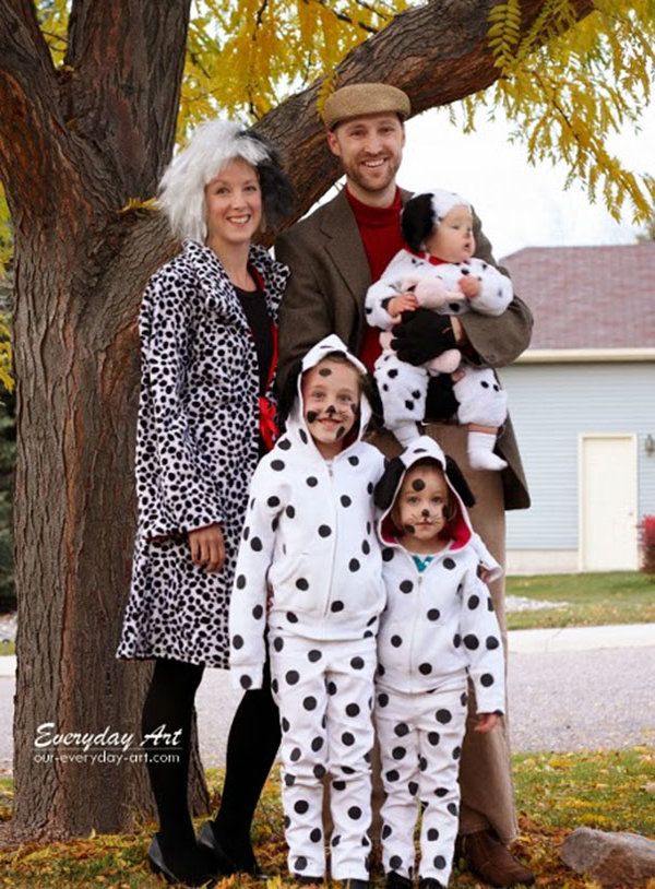 Dalmatians With Cruella And Jasper