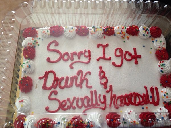 Sexual Harassment Cake