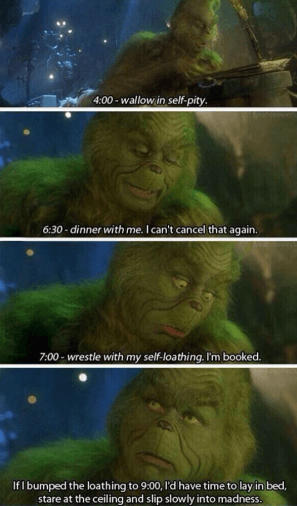 The Grinch Self Pity