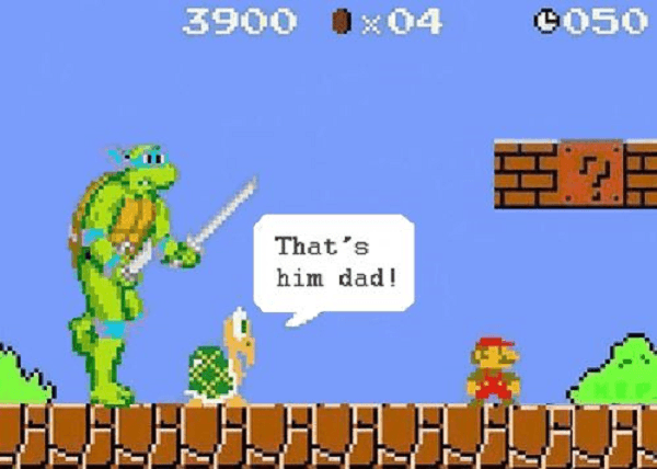 Turtles Mario Video Game Memes