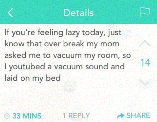 Vacuuming