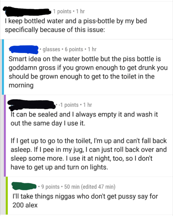 Water Bottle And Pee