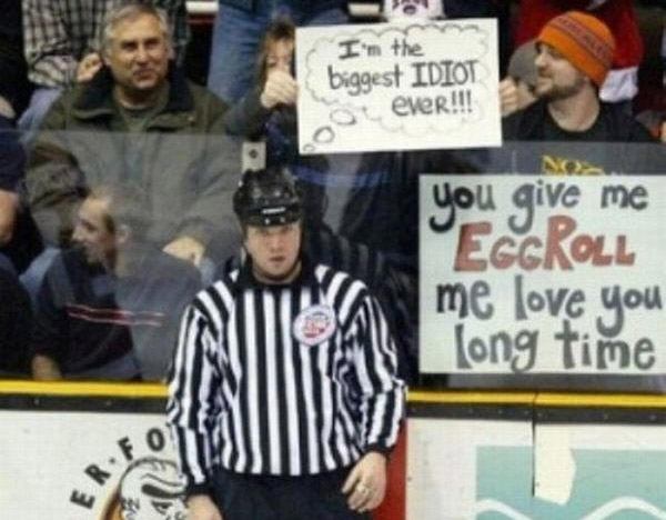 Biggest Idiot Funny Sports Signs