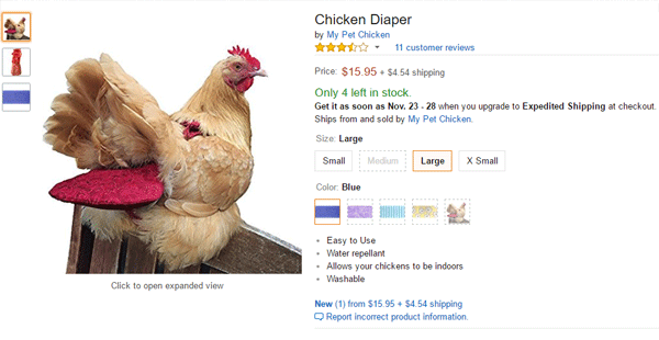 Chicken Diaper