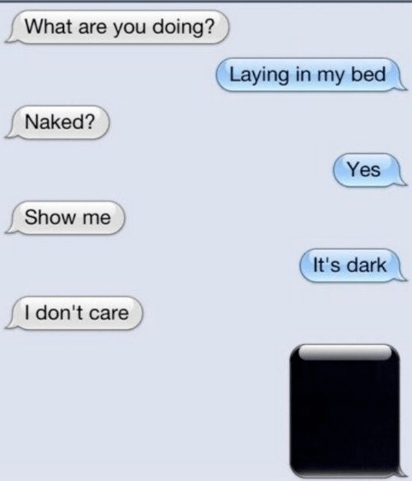 Sarcastic Texts Dark And Naked